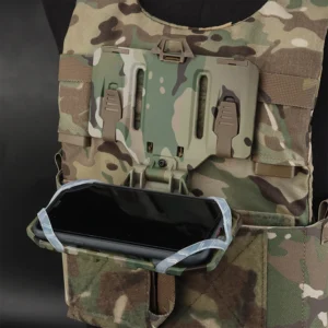 Tactical Molle Folded Phone Holder Universal Chest GPS